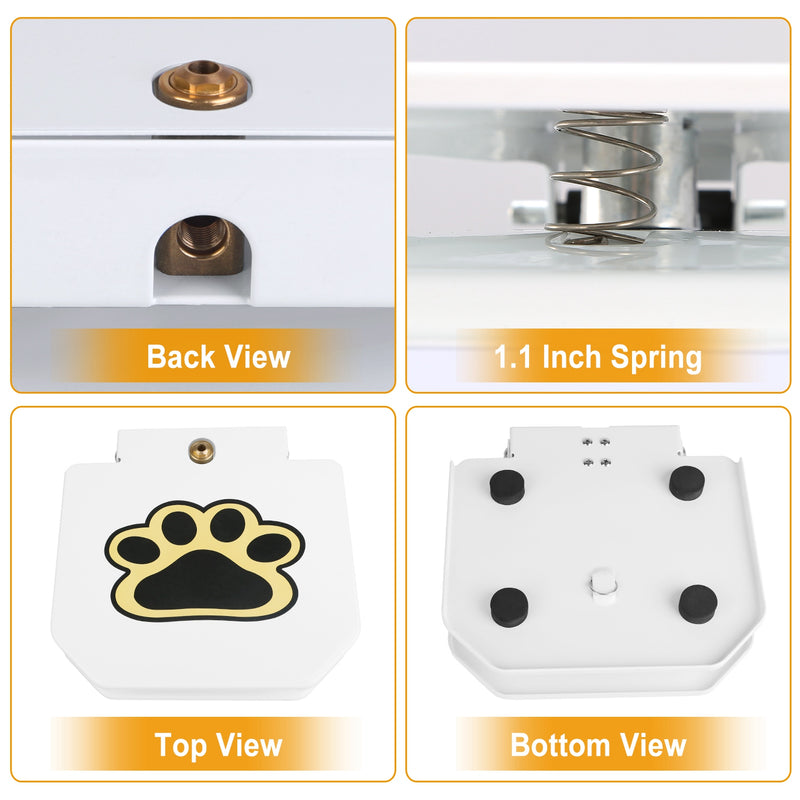 Step-On Outdoor Dog Water Fountain — Fresh Water, Zero Effort