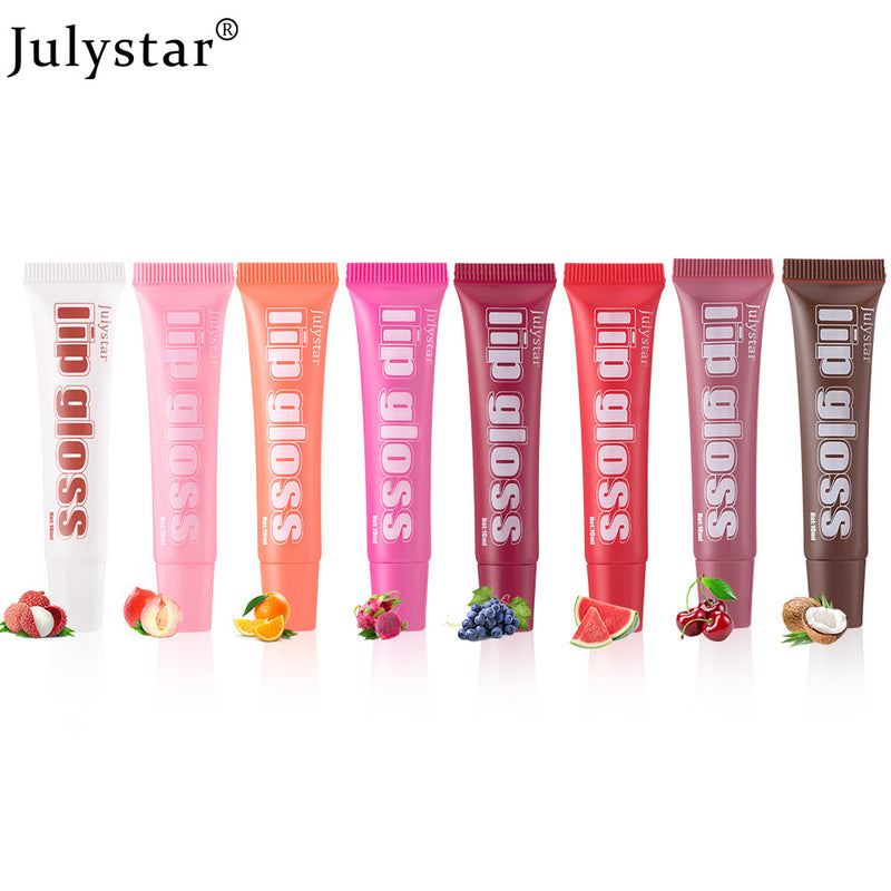 Fruit Flavored Long-lasting Moisturizing Lip Gloss, Moisturizing And Transparent, 8-pack Moisturizing Lip Gloss, Lip Makeup