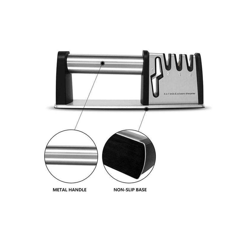 Non-Slip Knife Sharpener — Quick, Safe Edge Restoration