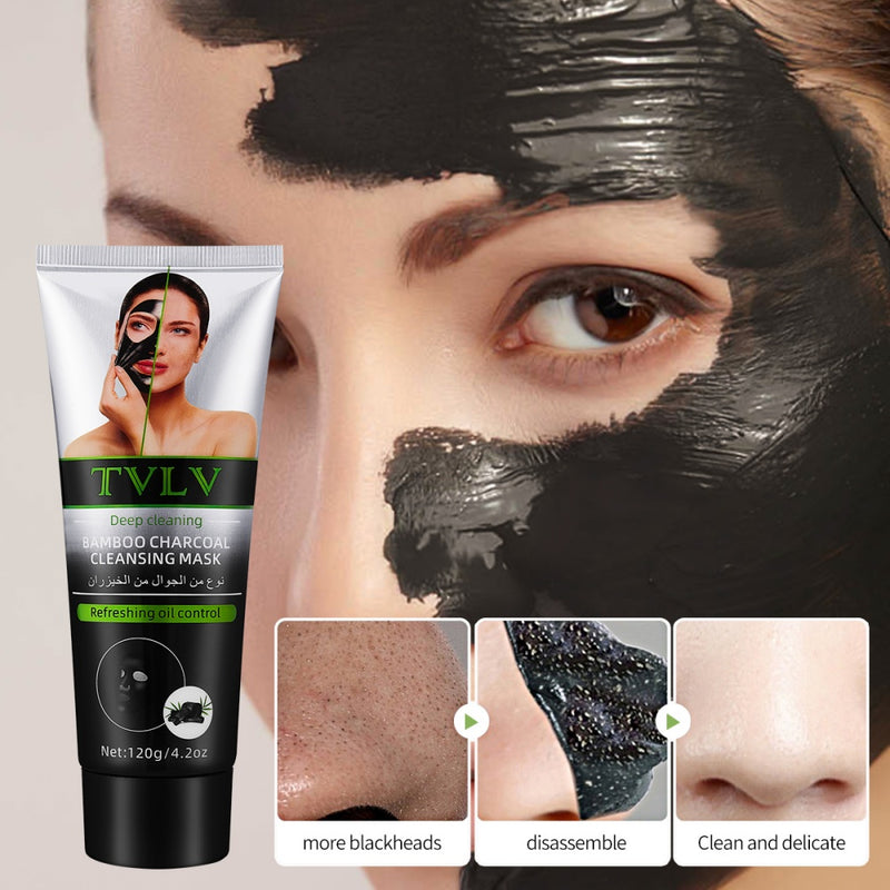 Bamboo Charcoal Detox Mask — Draws Out Impurities, Refines Pores