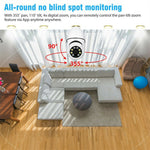 Light Bulb Security Camera — Night Vision, Fits Any Standard Socket 1080P