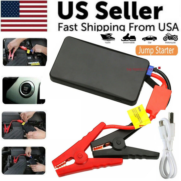 Slim Car Jump Starter — 20000mAh, Doubles as Power Bank