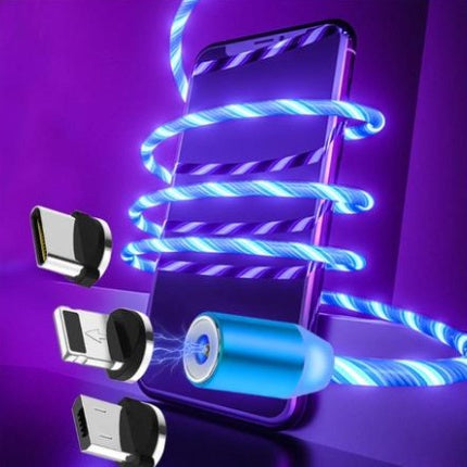 Magnetic LED Charging Cable — For iPhone & Android