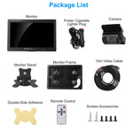 Screen Backup Camera System Vehicle Rear View Monitor Kit IP67 Waterproof Car Parking Reverse System With Night Vision For Car Trunk Van SUV 1Pc 7In