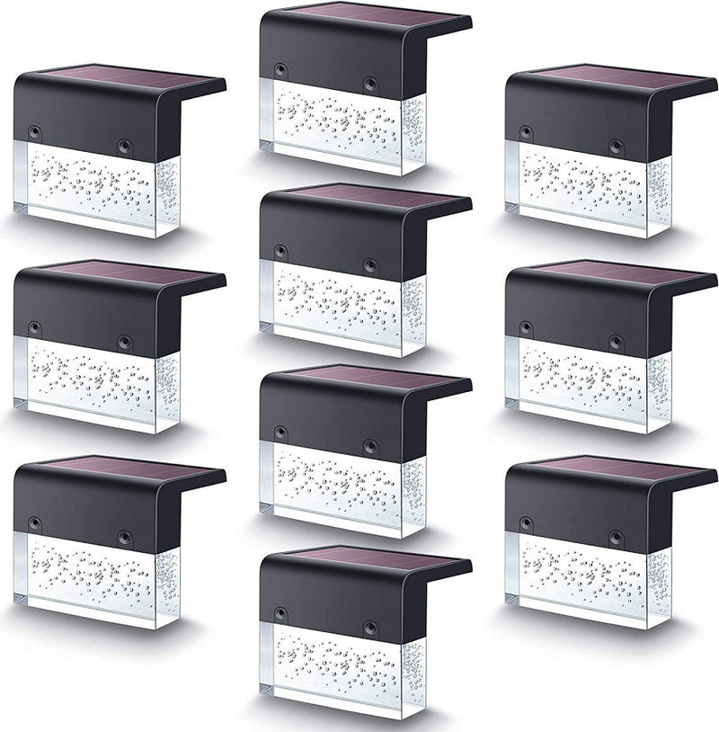 Solar RGB Step & Fence Lights — Weatherproof Color-Changing Glow