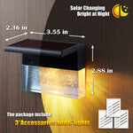 Solar RGB Step & Fence Lights — Weatherproof Color-Changing Glow
