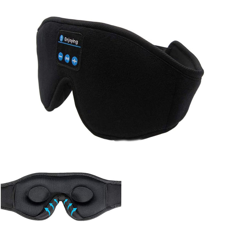 Bluetooth Sleep Mask with Built-In Speakers