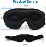 Bluetooth Sleep Mask with Built-In Speakers