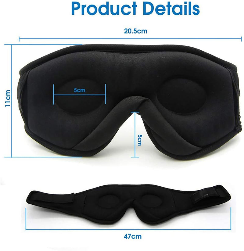Bluetooth Sleep Mask with Built-In Speakers