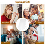 LED Makeup Mirror — Touch Control, 3 Light Modes, USB