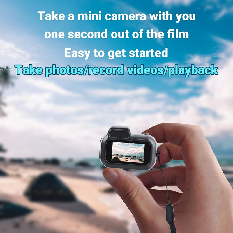 Pocket Mini Camera — 1080P HD Video, Clips On Anywhere, Includes 32GB Card
