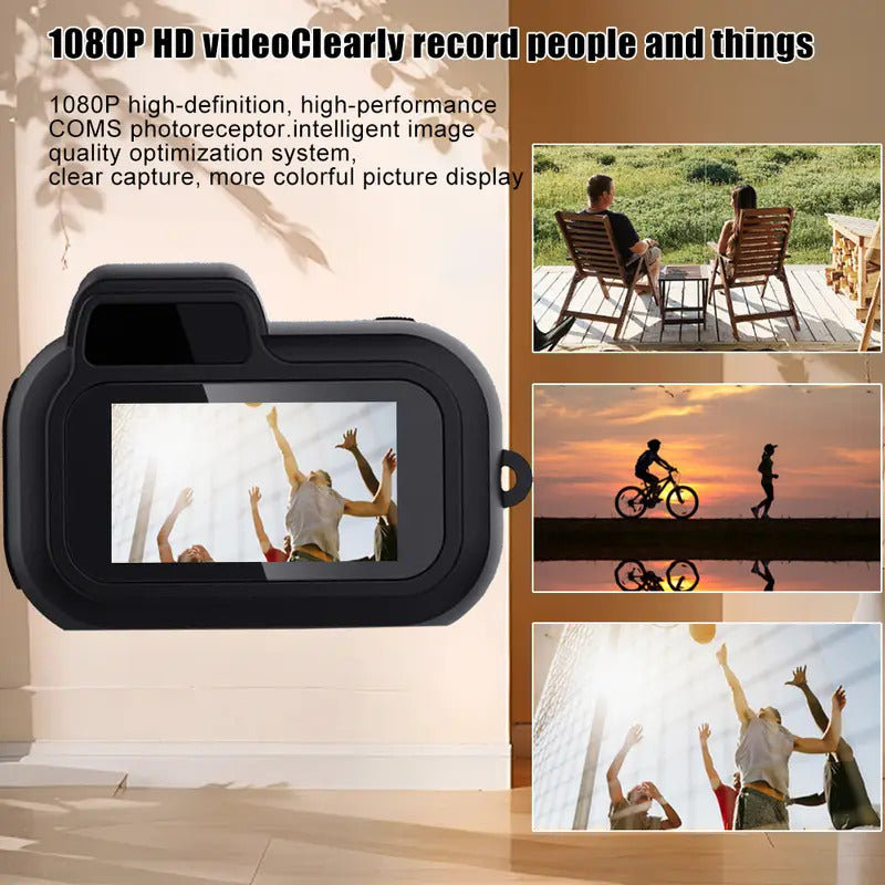 Pocket Mini Camera — 1080P HD Video, Clips On Anywhere, Includes 32GB Card