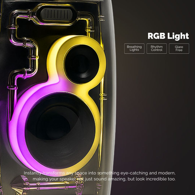 Portable Bluetooth Speaker — Room-Filling Sound, Grab-and-Go Design