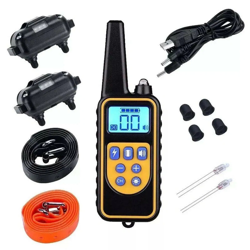 Rechargeable Remote Dog Training Collar — 3,000 Ft Range, Waterproof