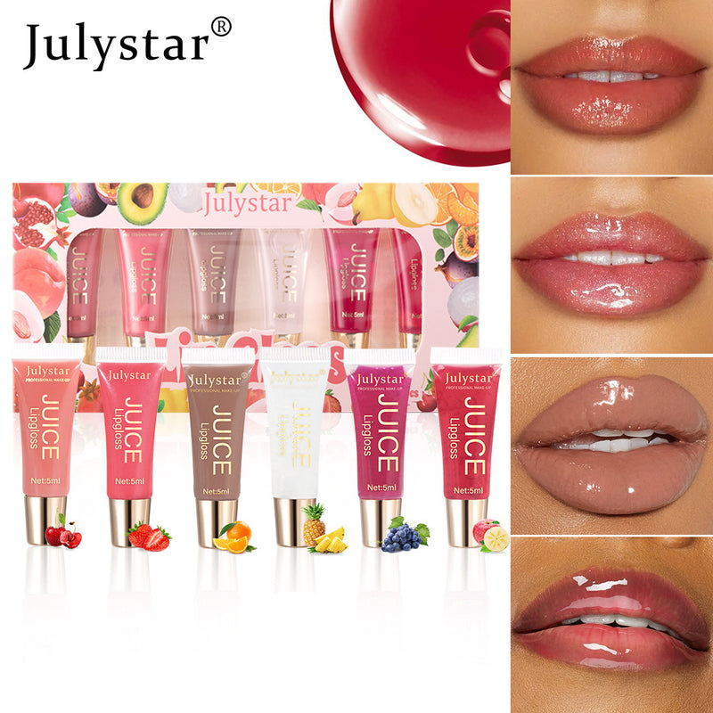 Shuguang Moisturizing Lip Honey Fruit Flavor Duddy Lips Long Lasting Moisturizing Hydrating Hose Set Lip Glaze