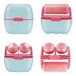 Dual-Head Facial Ice Roller — Cooling, De-Puffing