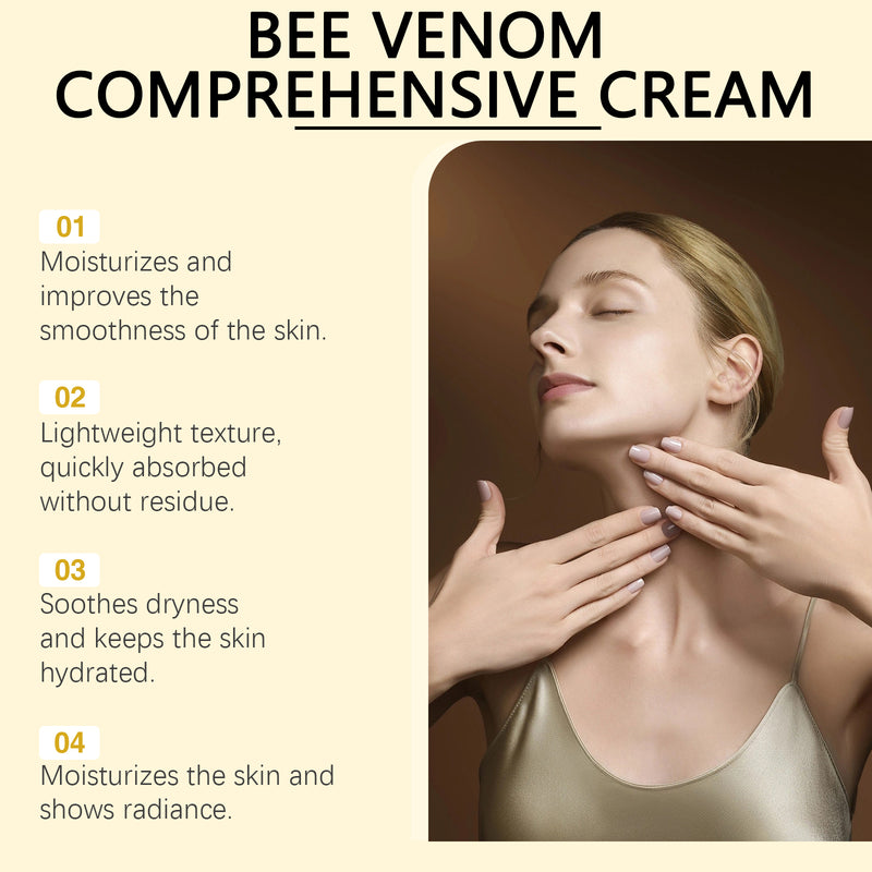 South Moon Bee Venom Skin Moisturizer, Gentle Moisturizing Creamy Moisturizing Skin Daily Care Cream