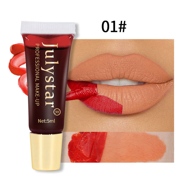 Matte Peel-Off Lip Stain, Long-Lasting Lip Tattoo Tint, Transfer-Proof & Waterproof Lip Gloss For Women