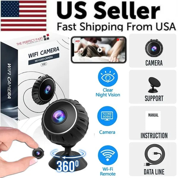 Discreet Nanny Cam — 1080P WiFi Streaming, Check In From Anywhere