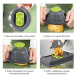 Vegetable Chopper Fruit Cutter Food Onion Veggie Dicer Slicer Peeler Kitchen 15 In 1