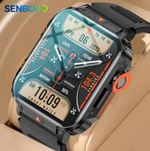 L81 Rugged Smartwatch — Answer Calls, All-Day Fitness Tracking, Waterproof