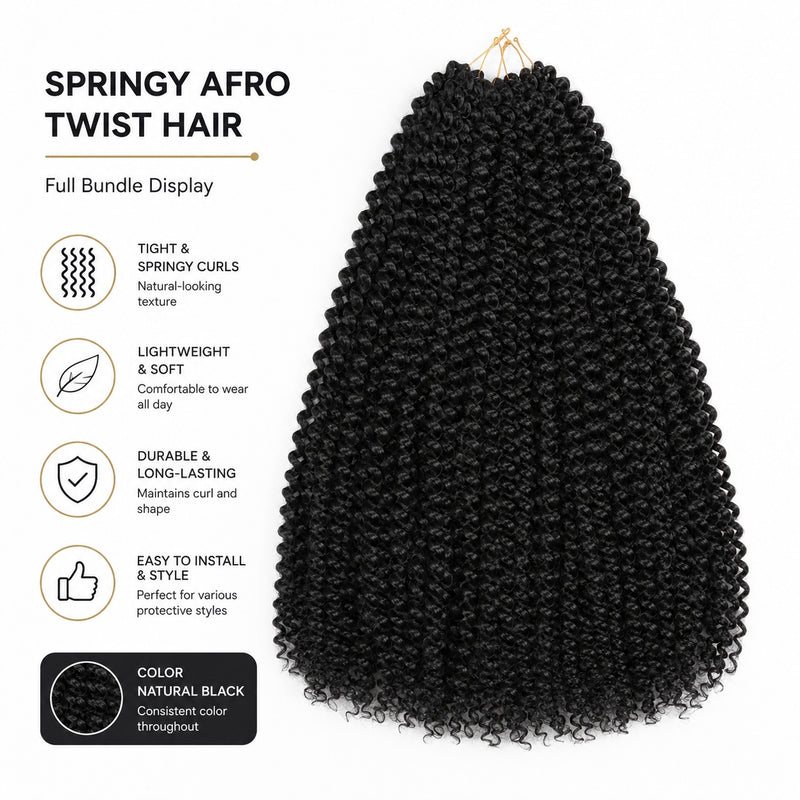 Bohemian Water Wave Crochet Hair — Butterfly & Faux Braid Ready, 60g
