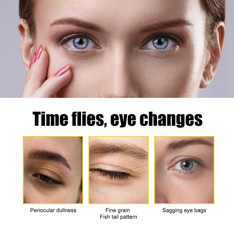 Eye Mask — Targets Dark Circles & Puffiness Fast 24K Gold