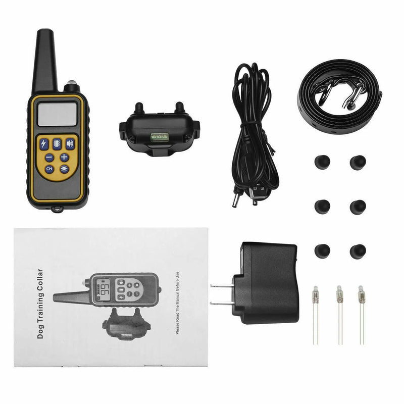 Rechargeable Remote Dog Training Collar — 3,000 Ft Range, Waterproof
