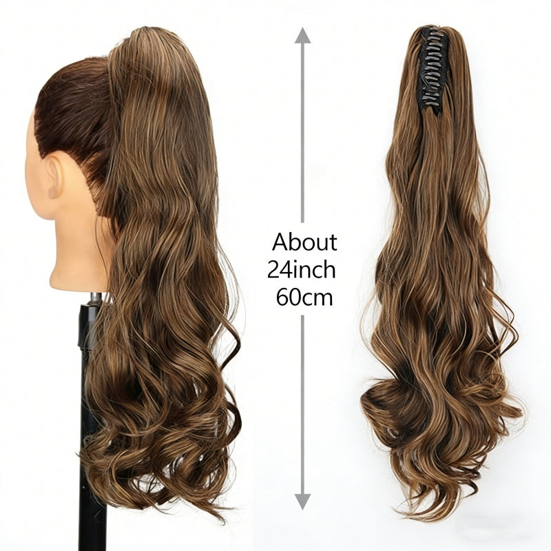 Wavy Clip-In Ponytail Extension — Instant Length & Volume 22