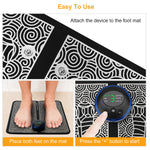 EMS Foot Massage Pad For Mothers' Day Gift Electric Stimulator Massager Unit Rechargeable Leg Reshaping Muscle Battery Powered Type And Rechargeable Type Options