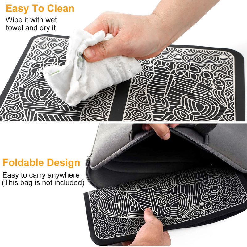 EMS Foot Massage Pad For Mothers' Day Gift Electric Stimulator Massager Unit Rechargeable Leg Reshaping Muscle Battery Powered Type And Rechargeable Type Options