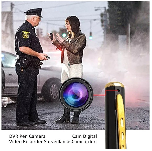 Hidden Pen Camera — 1080P Covert Recording, Clips In Any Pocket