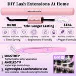Lash Clusters, 640 Pcs Eyelashes Cluster Extensions 9-16mm Fluffy Individual Lashes 30D-60D D Curl False Eyelashes