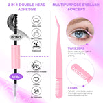 Segmented Lashes Set 12 Rows Of 30D Plus 40D Clusters Of 240