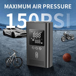 Portable Car Starter With Air Compressor,150PSI Digital Tire Inflator,Car Battery Starter 9.0 Gas 6.5L Diesel,Safe Clamps For Easy Use, Christmas Gift
