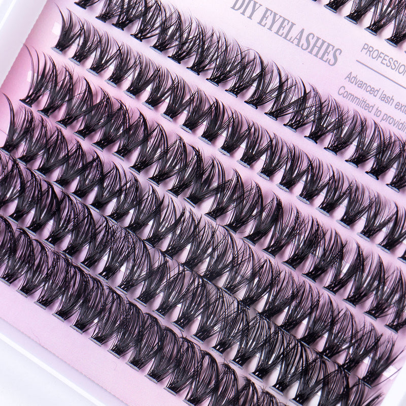 Segmented Lashes Set 12 Rows Of 30D Plus 40D Clusters Of 240