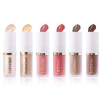Facial Rouge Powder Blusher Lotion Lasting Pearly Lips Brightening Natural High Gloss Cosmetic Lotion Set