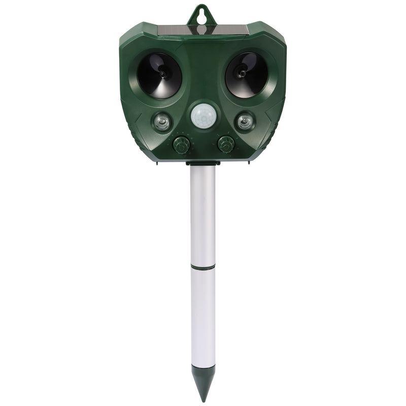 Solar Ultrasonic Animal Repeller — Keeps Pests Off Your Yard, No Chemicals