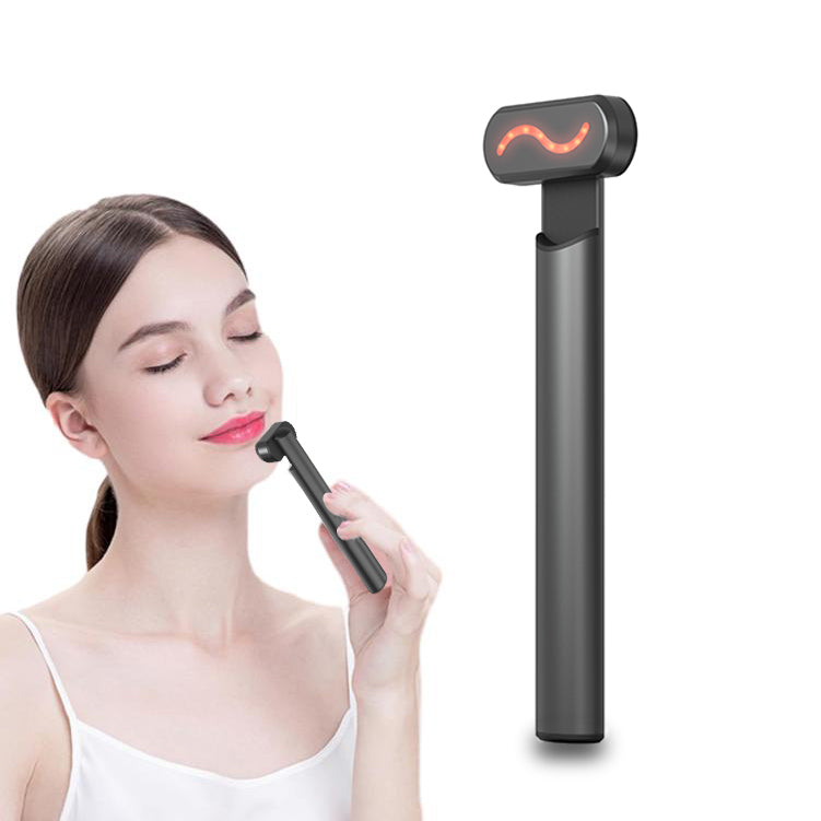4-in-1 LED Light Therapy Facial Wand — Vibration Massage