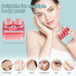 Dual-Head Facial Ice Roller — Cooling, De-Puffing