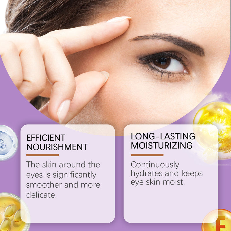 Hoygi Eye Serum Moisturizes Eye Skin Brightening, Hydrating And Moisturizing Daily Massage Treatment Serum