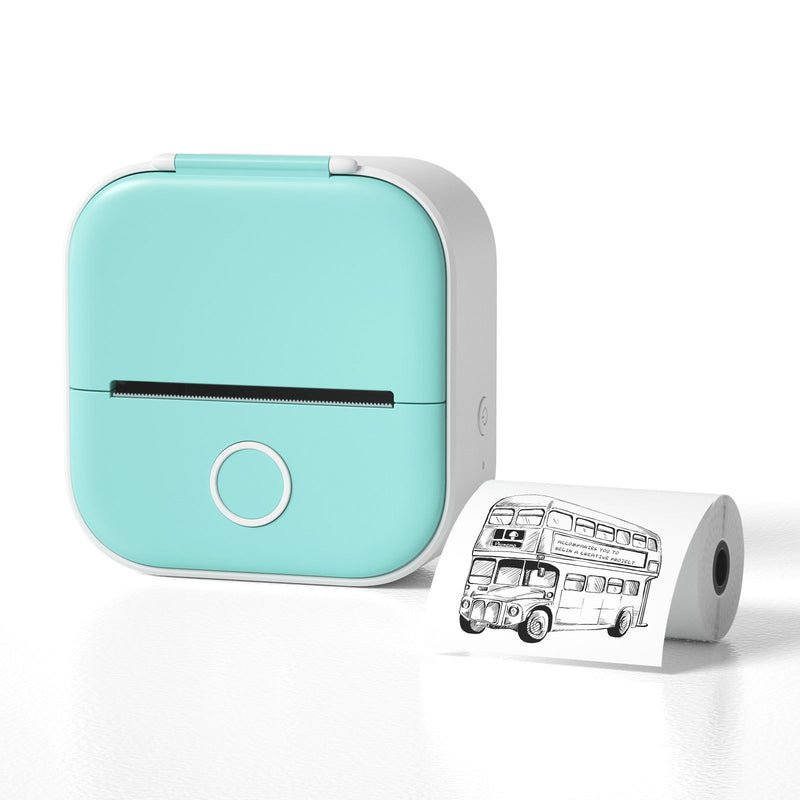 Mini Bluetooth Label & Photo Printer — Print Anywhere, No Ink Needed