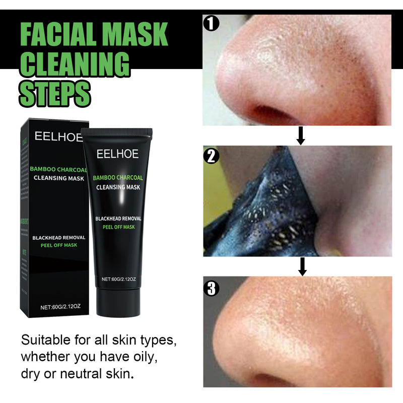 Charcoal Peel-Off Mask — Deep Pore Cleanse, Banishes Blackheads
