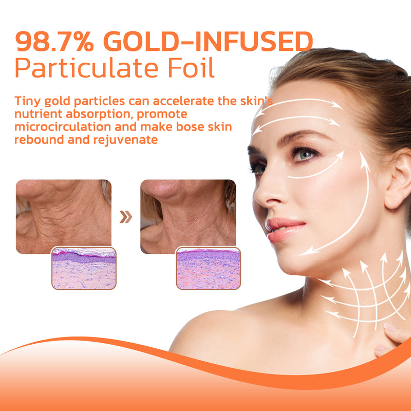 Hoygi 24k Gold Peptide Reversal Serum, Moisturizing Anti-wrinkle Firming And Anti-aging Essence
