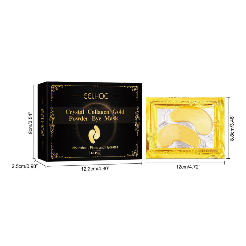 Eye Mask — Targets Dark Circles & Puffiness Fast 24K Gold
