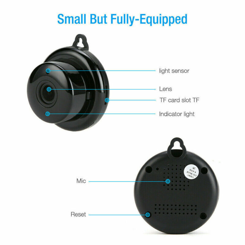 Indoor/Outdoor WiFi Security Camera — 1080P Night Vision, Weatherproof