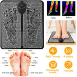 EMS Foot Massage Pad For Mothers' Day Gift Electric Stimulator Massager Unit Rechargeable Leg Reshaping Muscle Battery Powered Type And Rechargeable Type Options