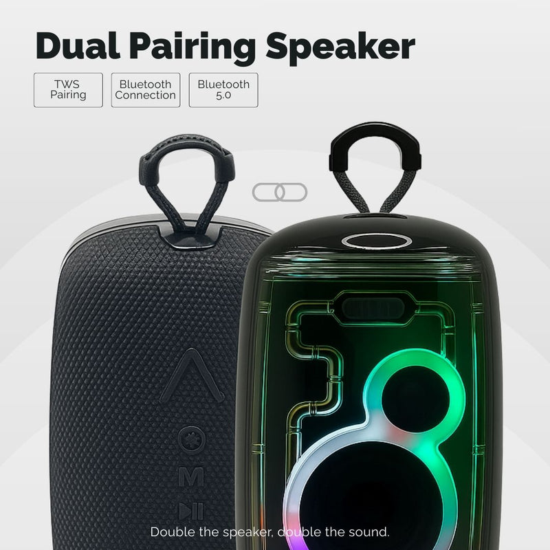 Portable Bluetooth Speaker — Room-Filling Sound, Grab-and-Go Design