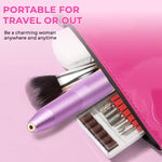 Portable Electric Nail File Kit — With Drill Bits