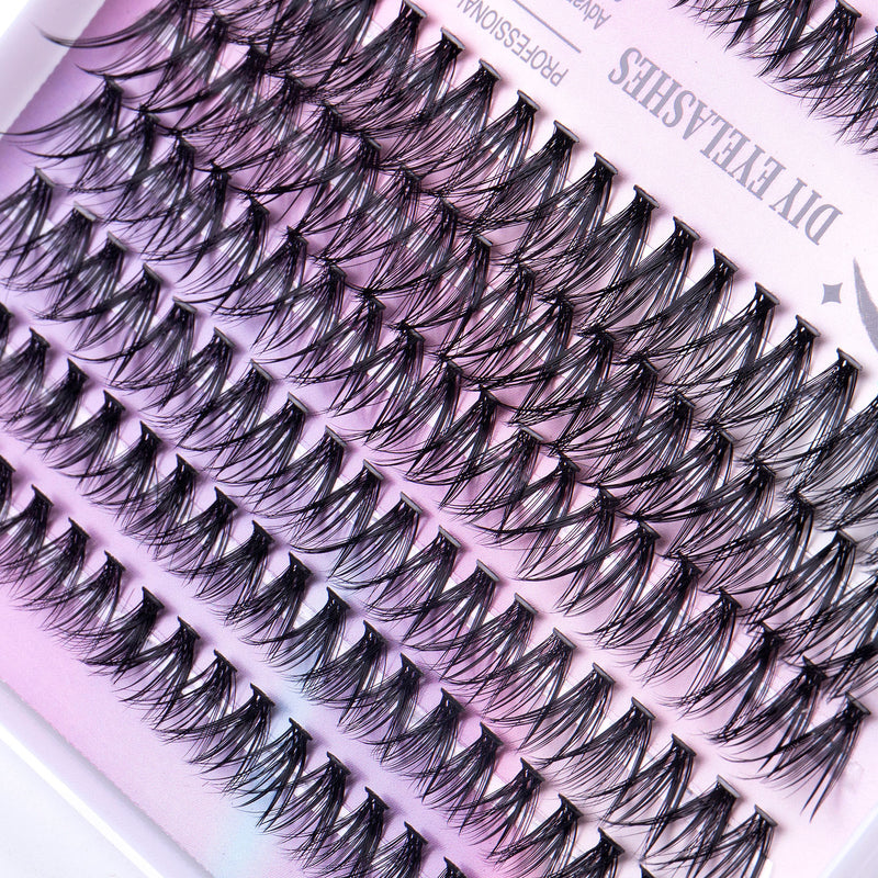Segmented Lashes Set 12 Rows Of 30D Plus 40D Clusters Of 240